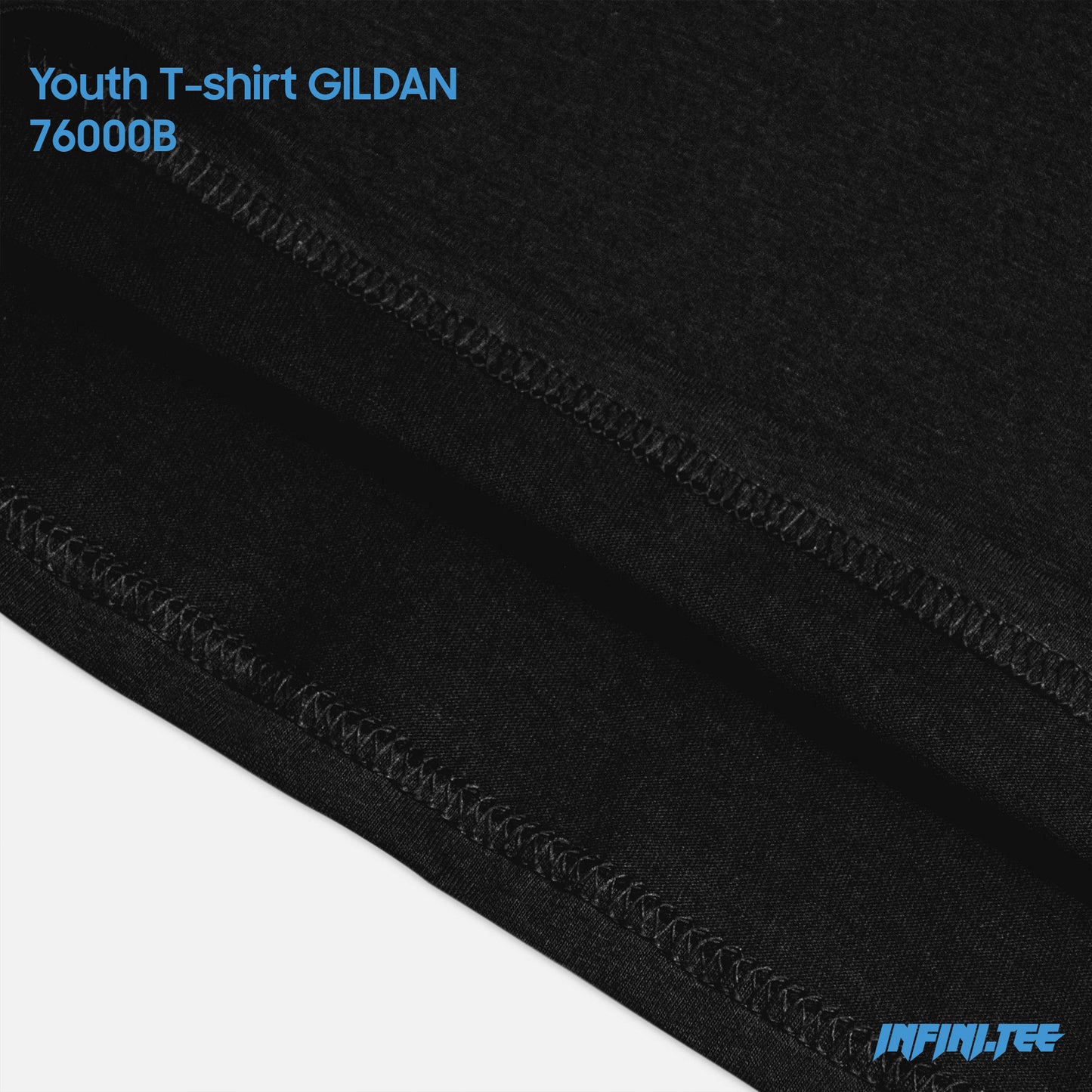 Youth T-shirt 76000B GILDAN - BLACK