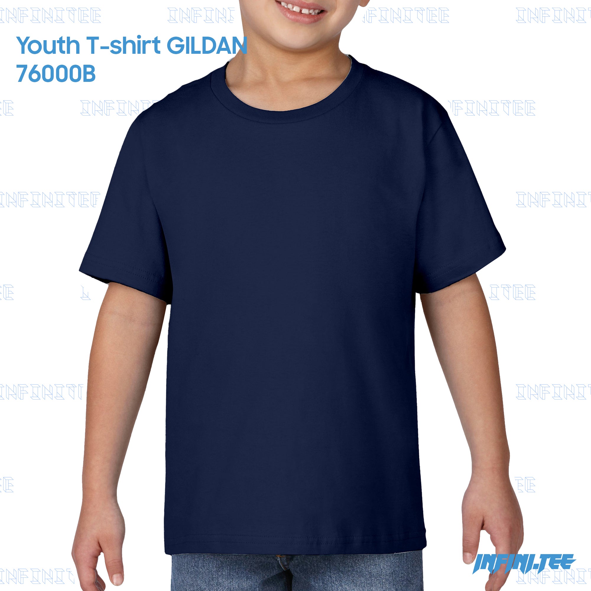 Youth T-shirt 76000B GILDAN - NAVY