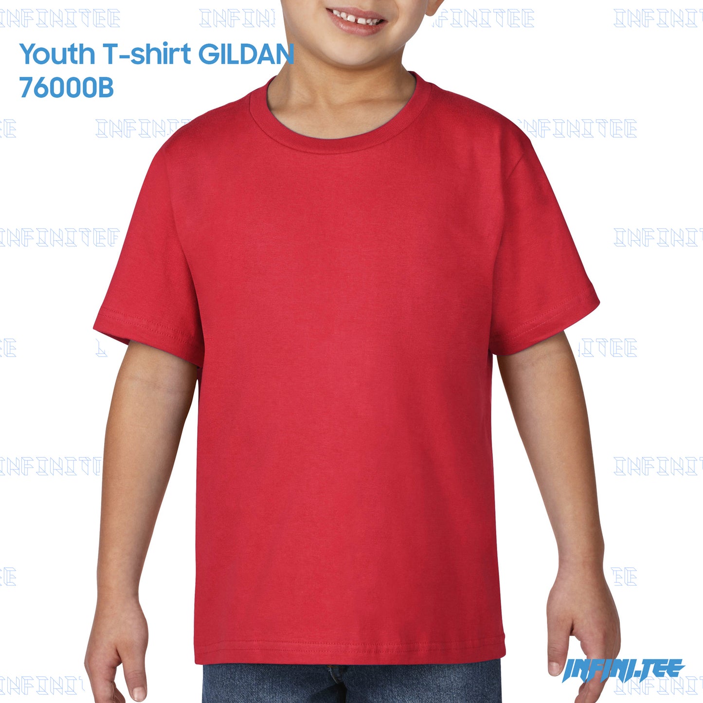 Youth T-shirt 76000B GILDAN - RED