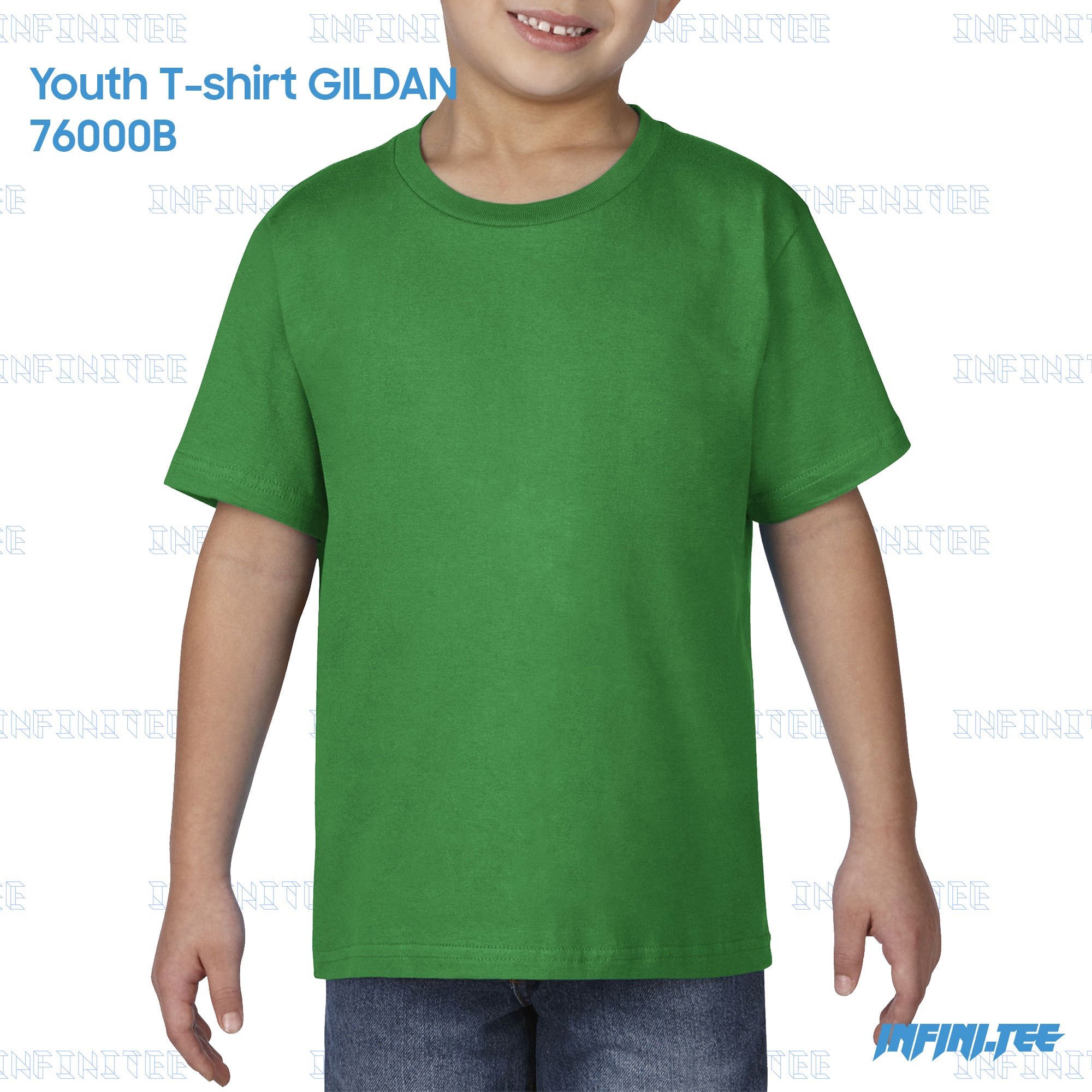 Youth T-shirt 76000B GILDAN - IRISH GREEN
