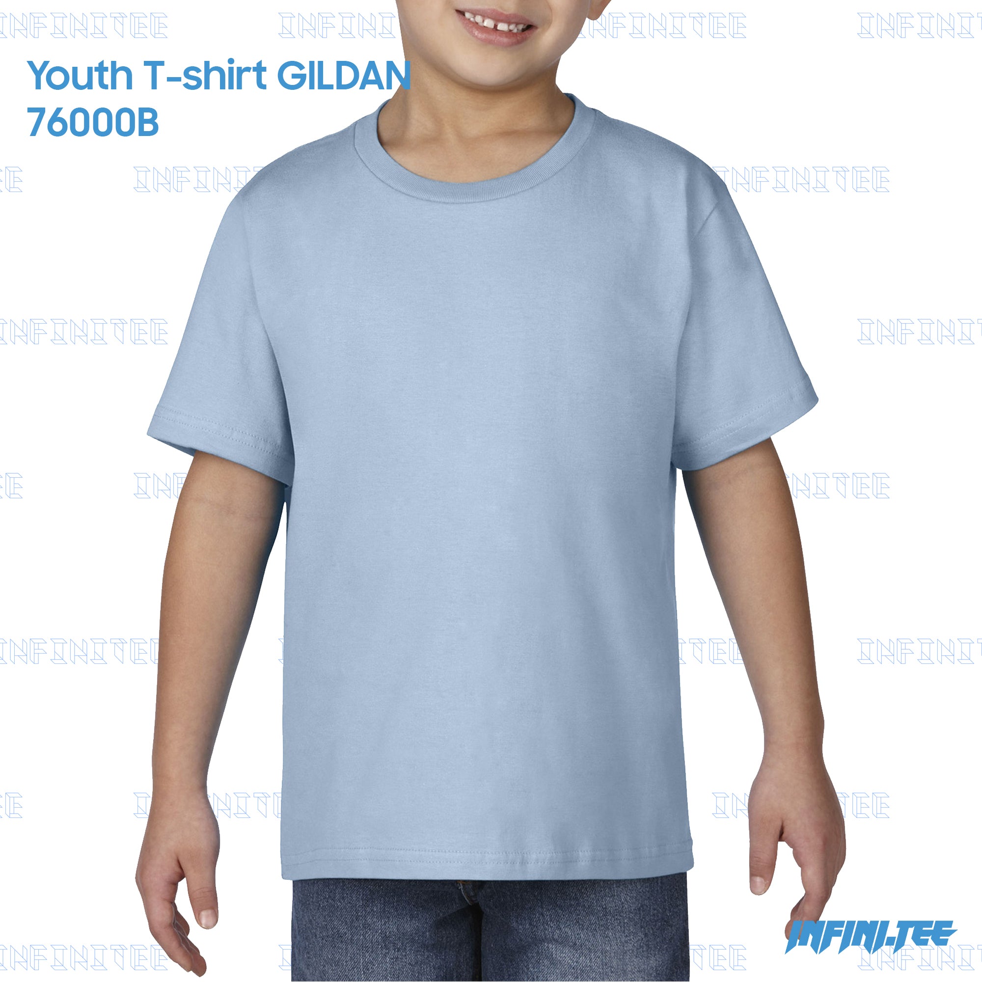 Youth T-shirt 76000B GILDAN - LIGHT BLUE