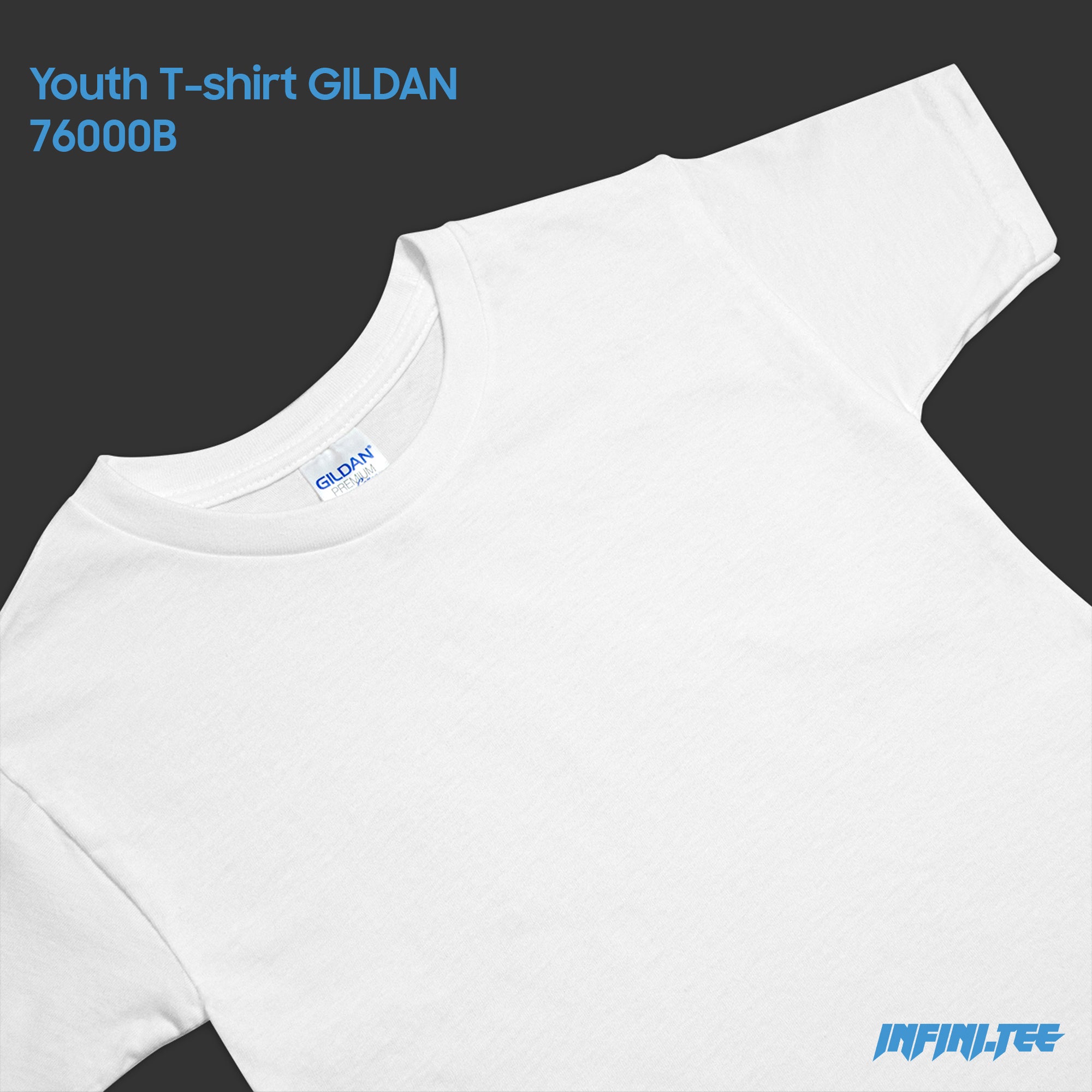 Youth T-shirt 76000B GILDAN - WHITE