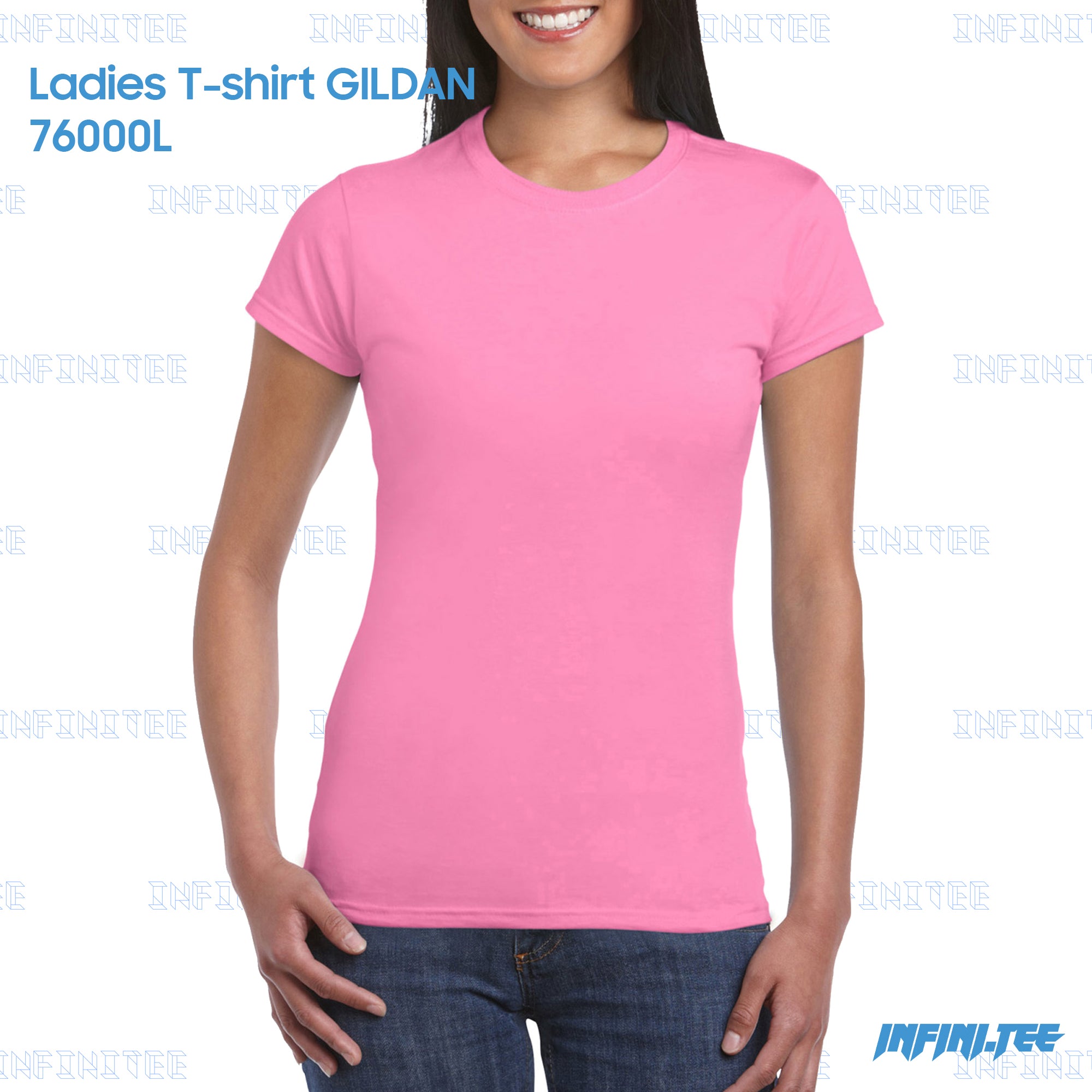 Ladies T-shirt 76000L GILDAN - AZALEA