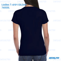 Ladies T-shirt 76000L GILDAN - NAVY