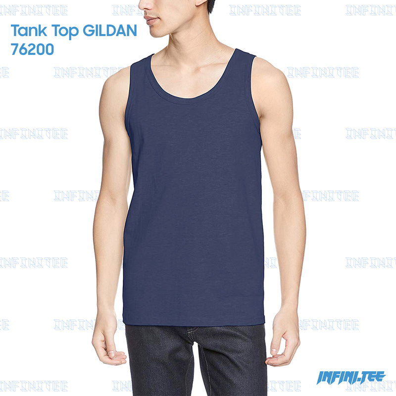 TANK TOP 76200 GILDAN - NAVY