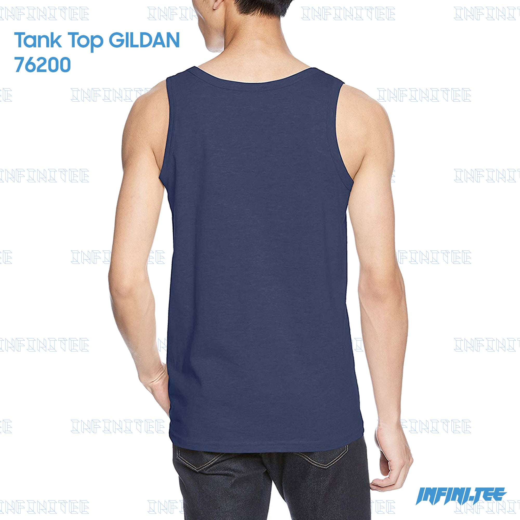 TANK TOP 76200 GILDAN - NAVY