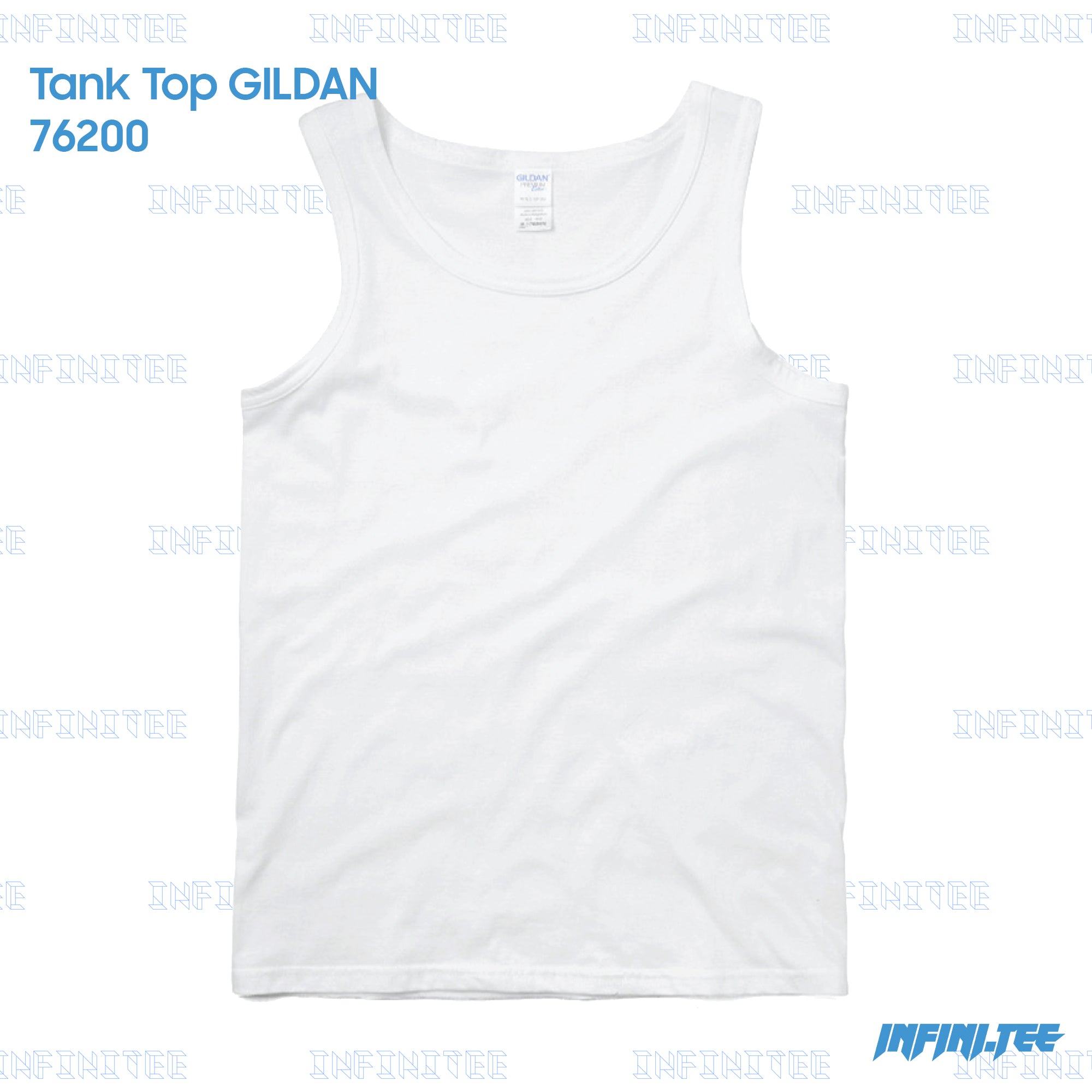 TANK TOP 76200 GILDAN - WHITE