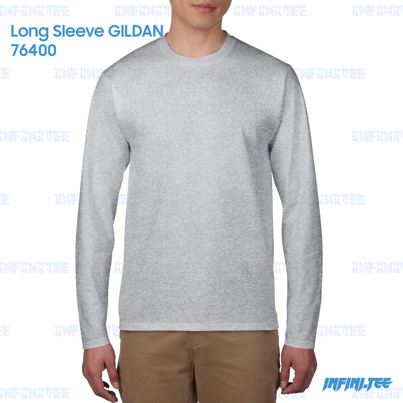 LONG SLEEVE 76400 GILDAN - SPORT GREY
