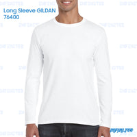 LONG SLEEVE 76400 GILDAN - WHITE