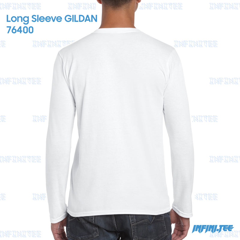 LONG SLEEVE 76400 GILDAN - WHITE