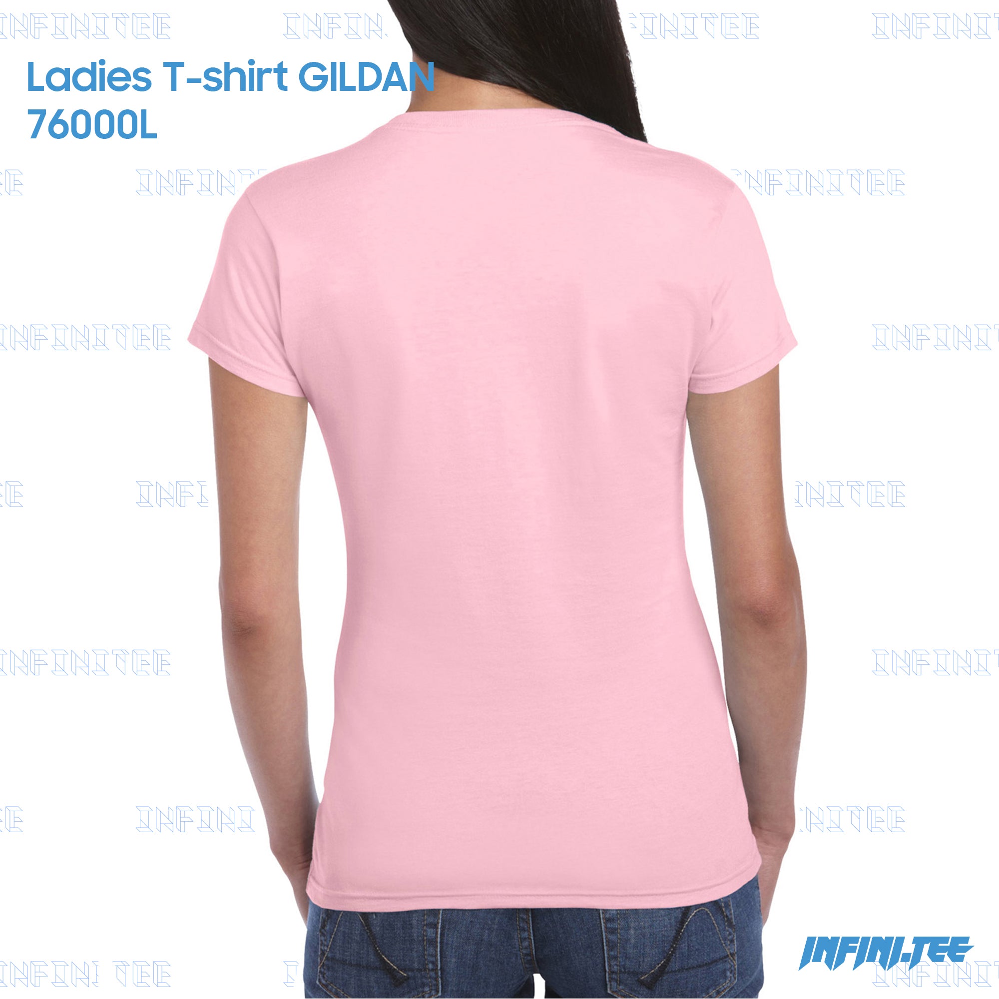 Ladies T-shirt 76000L GILDAN - LIGHT PINK
