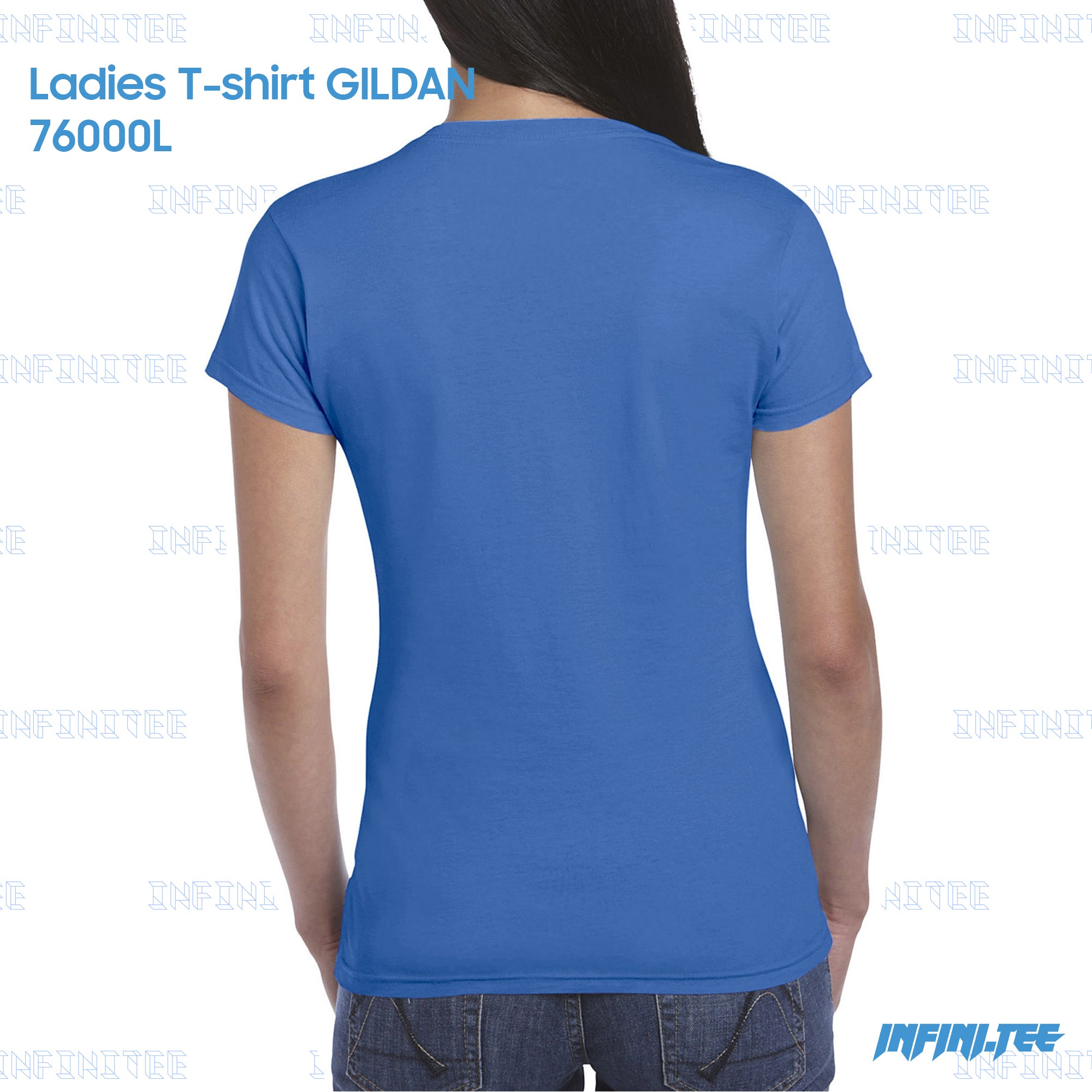 Ladies T-shirt 76000L GILDAN - ROYAL