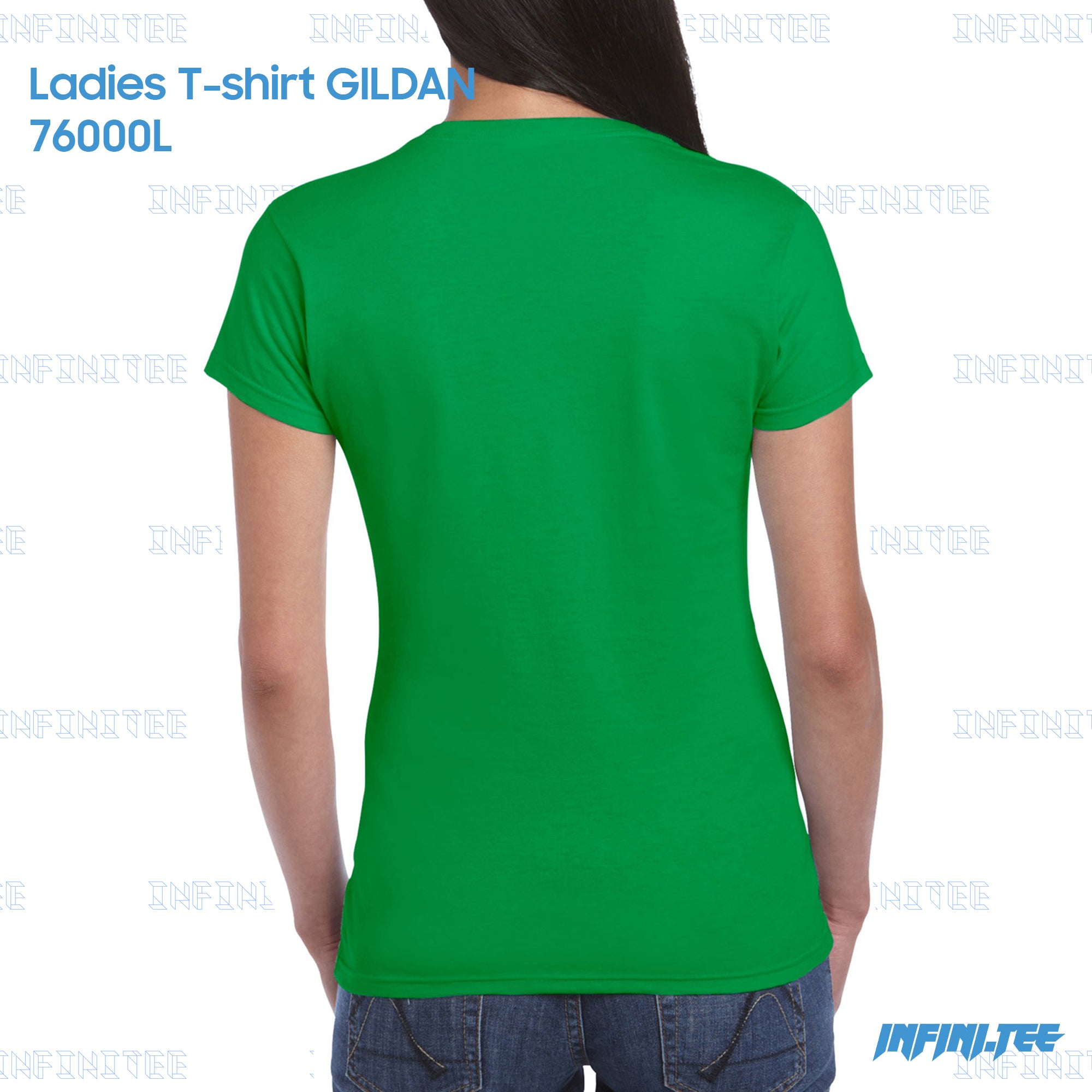 Ladies T-shirt 76000L GILDAN - IRISH GREEN