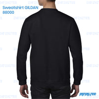 SWEATER 88000 GILDAN - BLACK