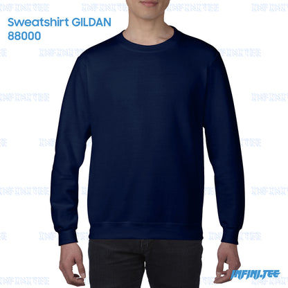 SWEATER 88000 GILDAN - NAVY
