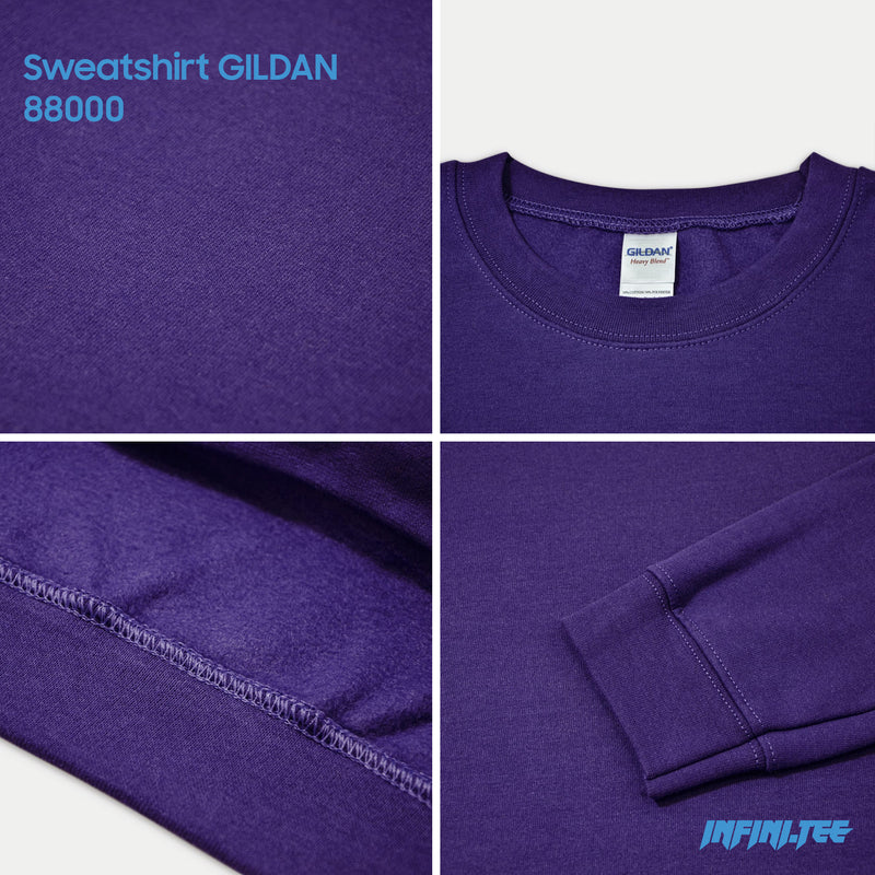 SWEATER 88000 GILDAN - PURPLE