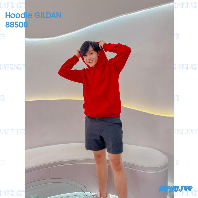 HOODIE 88500 GILDAN - RED
