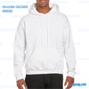 HOODIE 88500 GILDAN - WHITE