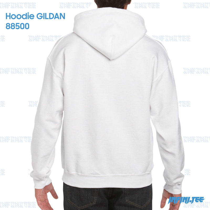 HOODIE 88500 GILDAN - WHITE