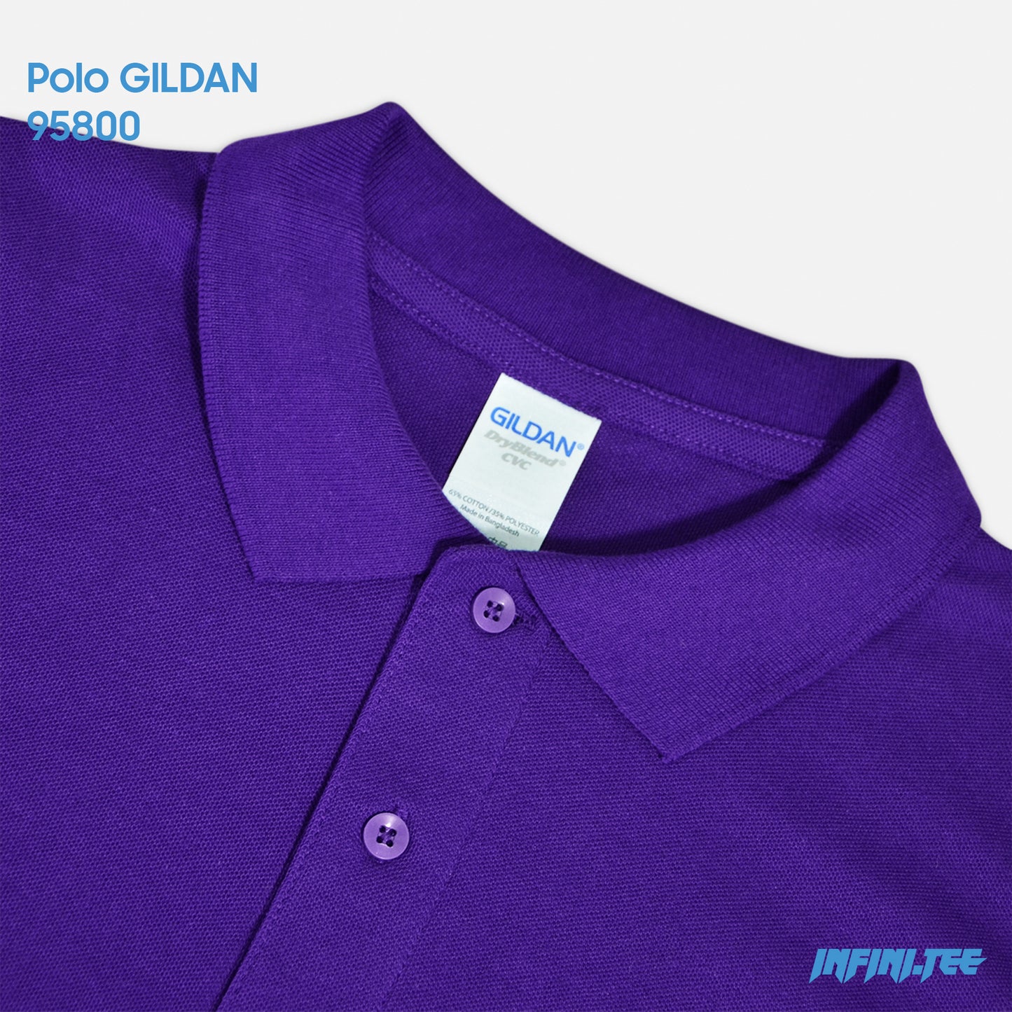 POLO 95800 GILDAN - PURPLE
