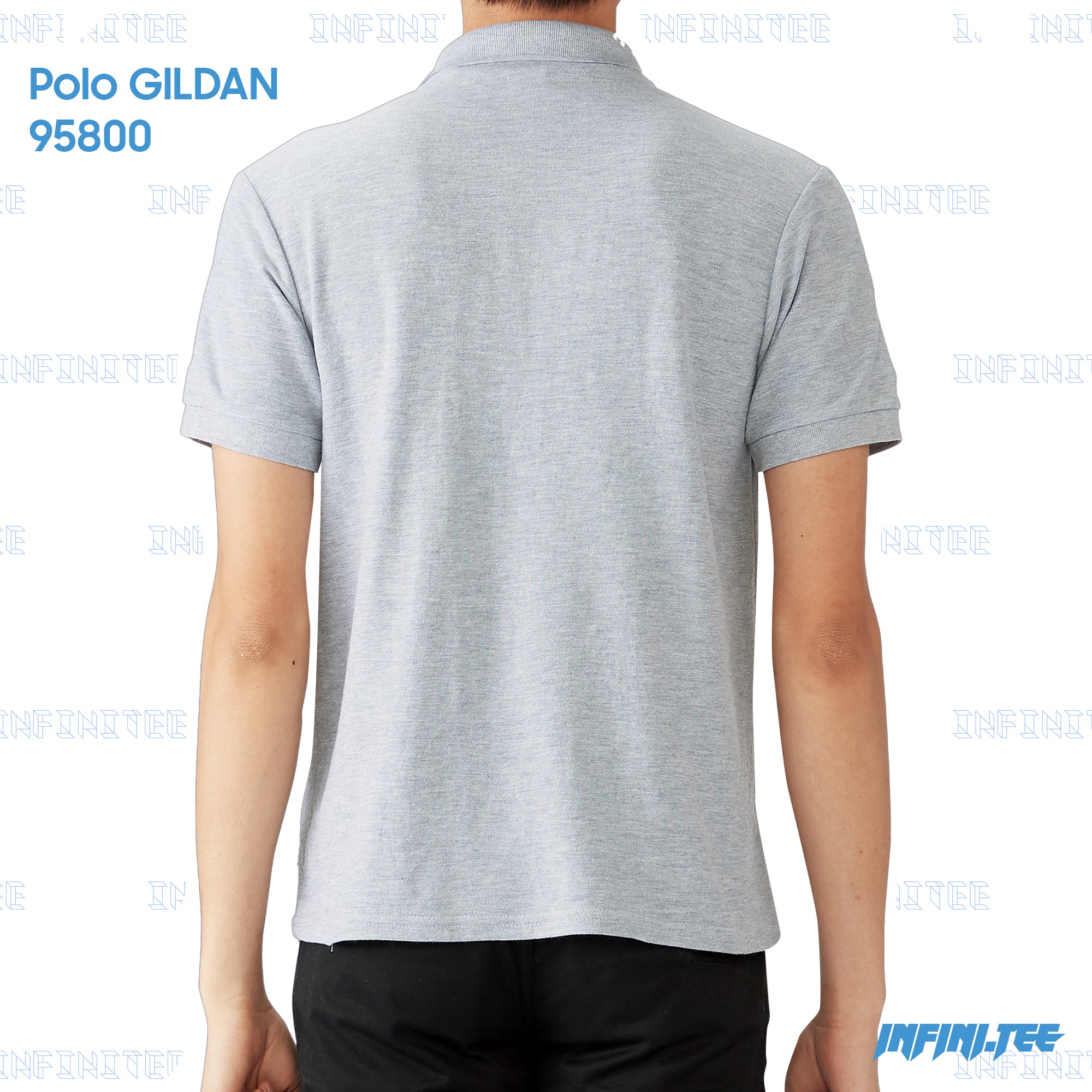 POLO 95800 GILDAN - SP GREY