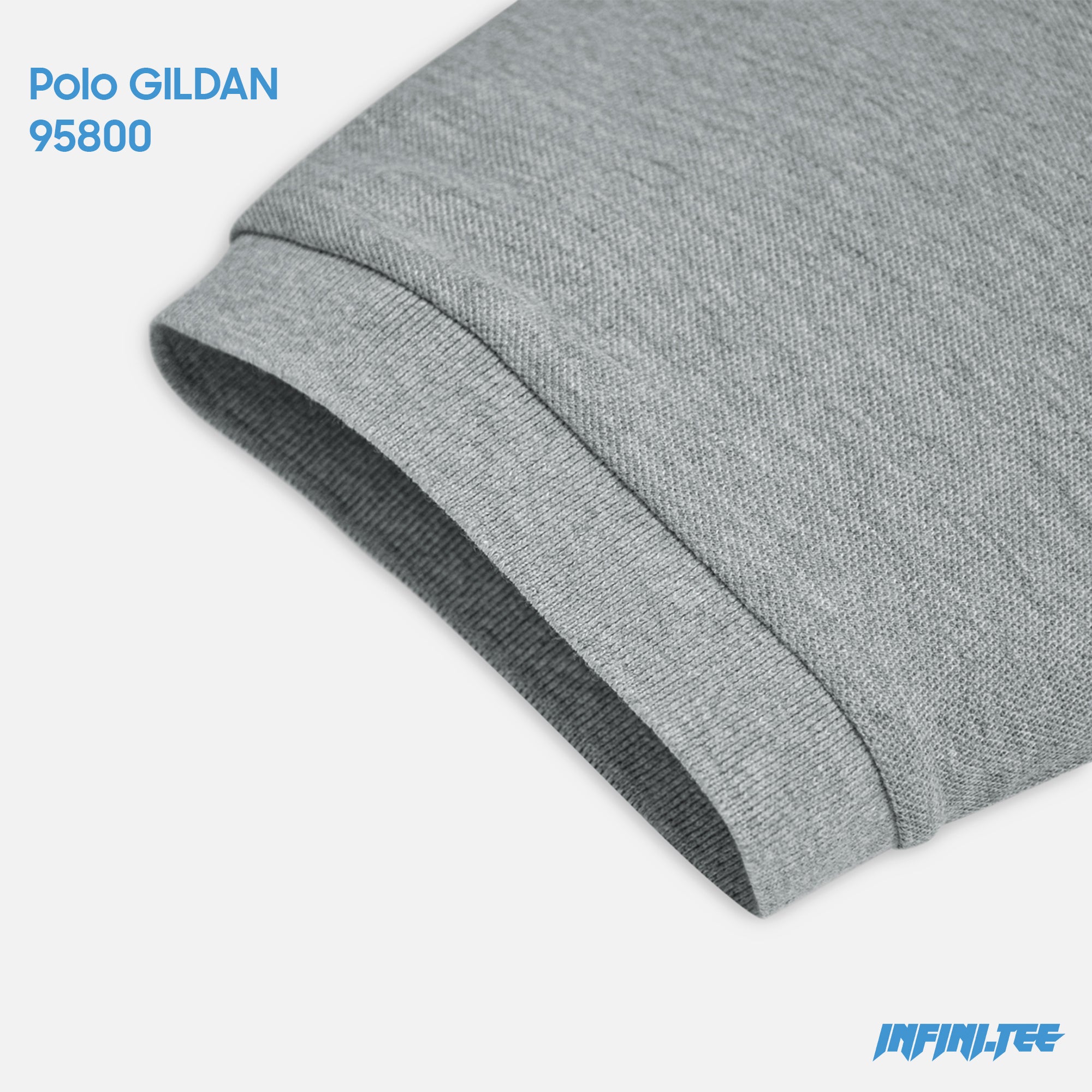 POLO 95800 GILDAN - SP GREY
