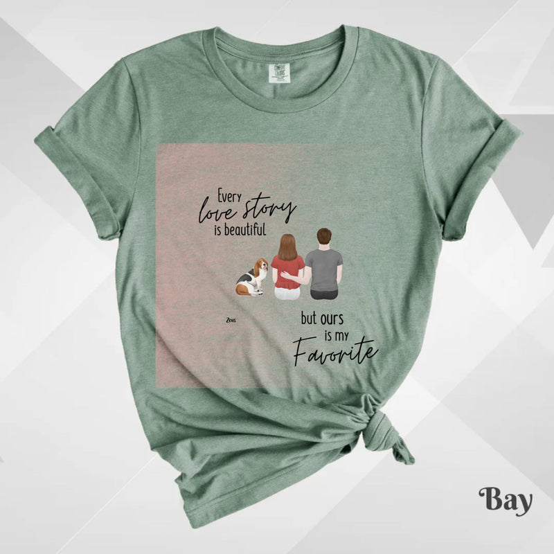 Custom T-Shirt, Comfort Colors® 1717 - The Day I Met You I Found My Missing Piece