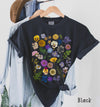 Botanical Floral Nature Tee, Comfort Colors® 1717, Oversized Tee