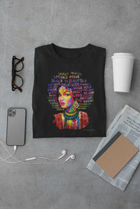 Black is Beautiful Neon, Comfort Colors® 1717, Oversized Tee