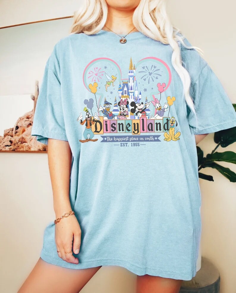 Vintage Disney Shirts, Comfort Colors® 1717, Oversized Tee
