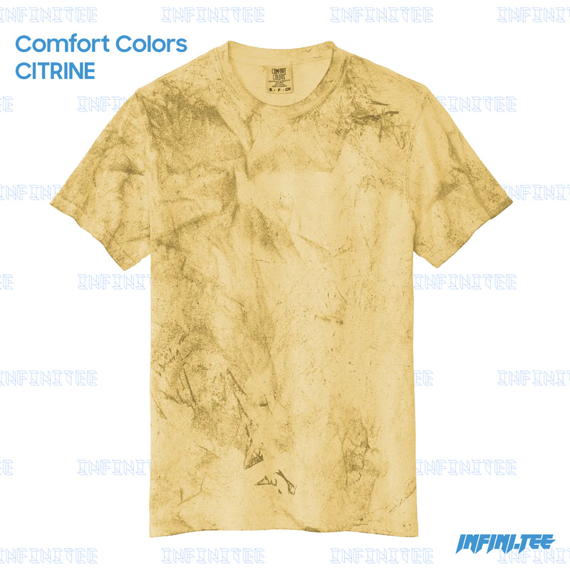 Áo loang Tie-dye 100% US Cotton - CITRINE