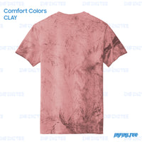 Áo loang Tie-dye 100% US Cotton - CLAY