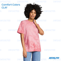 Áo loang Tie-dye 100% US Cotton - CLAY