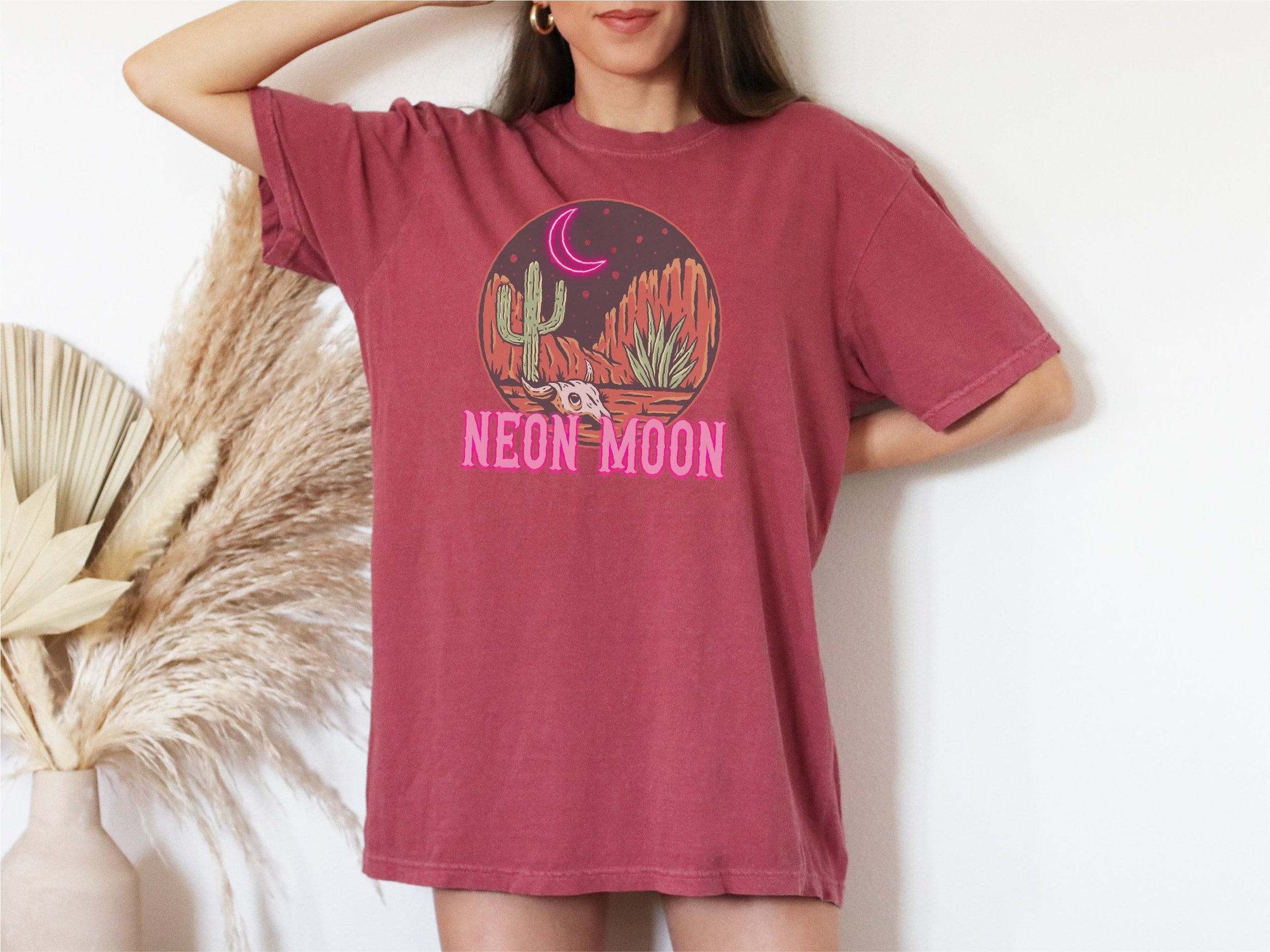 Neon Moon shirt, Comfort Colors® 1717, Oversized Tee