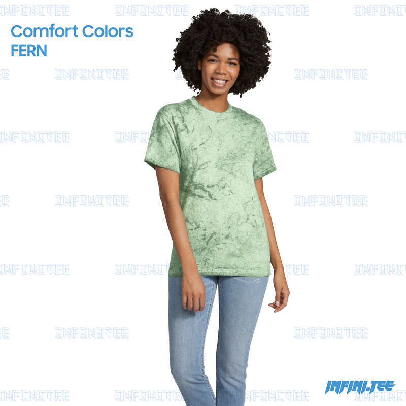 Áo loang Tie-dye 100% US Cotton - FERN