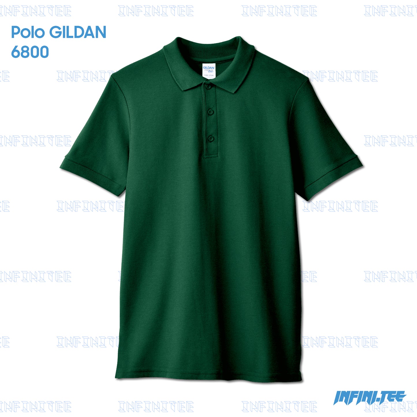 Gildan 6800 - Áo thun Polo - Premium Cotton