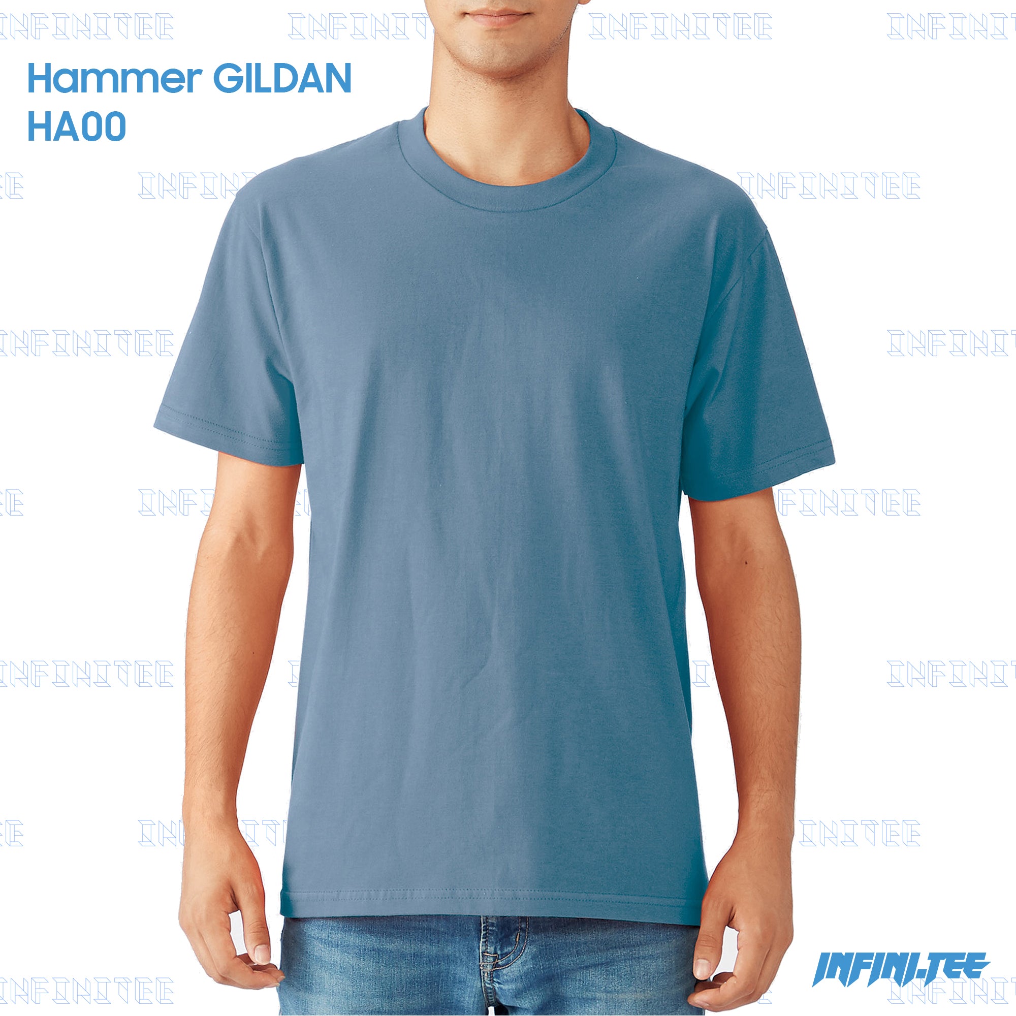 T-shirt HA00 GILDAN - INDIGO BLUE
