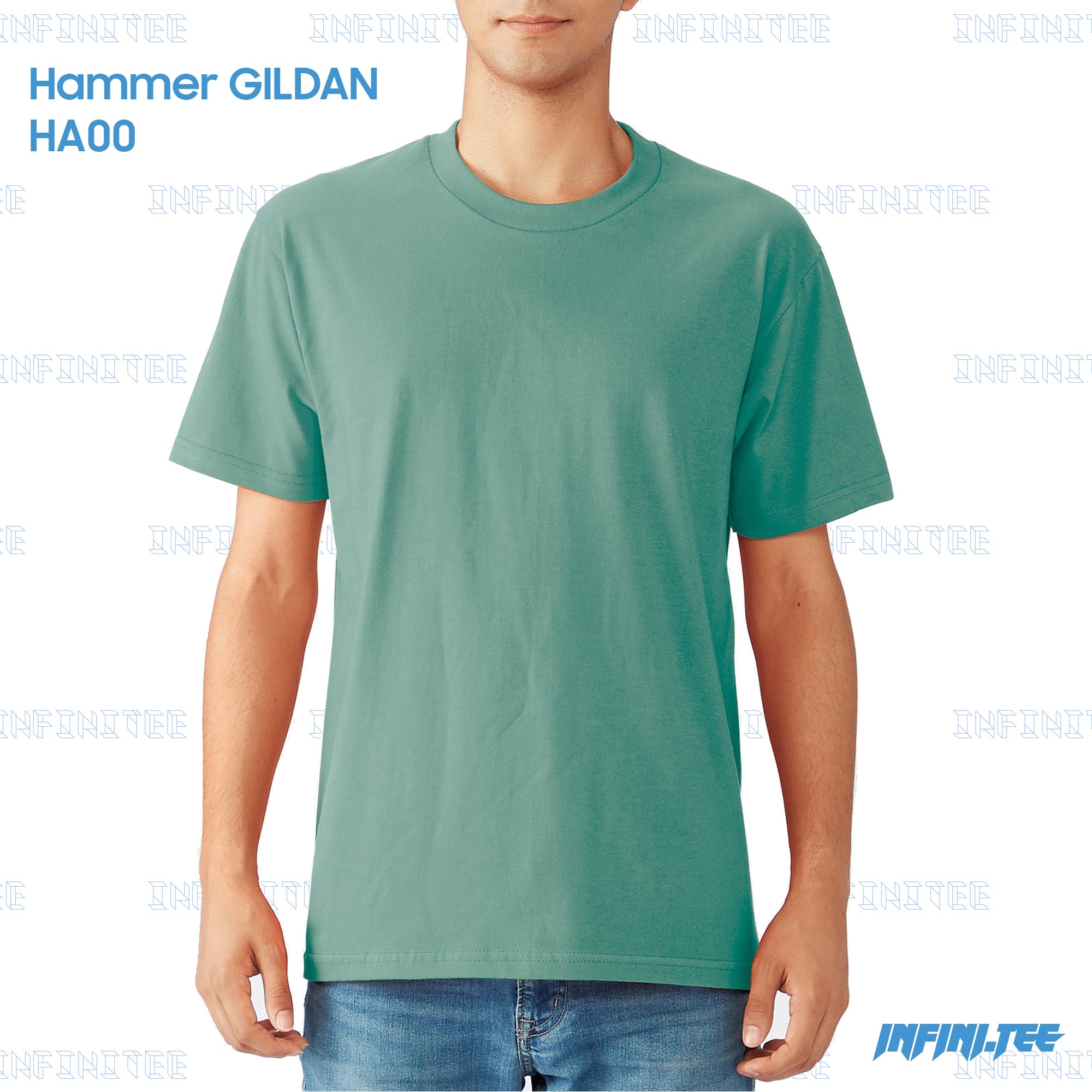 T-shirt HA00 GILDAN - SEAFOAM