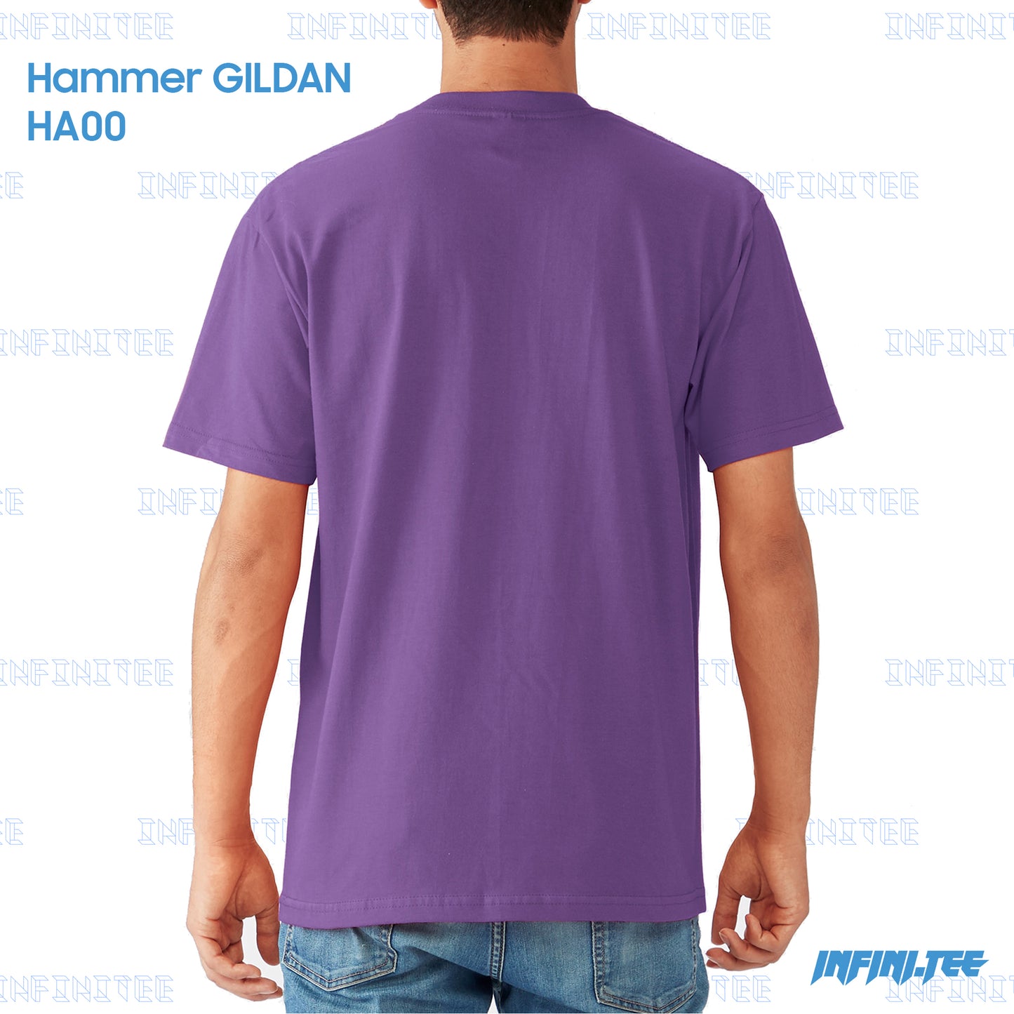 T-shirt HA00 GILDAN - SP PURPLE