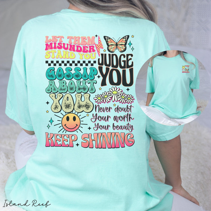 Floral Women's Trendy Tee, Comfort Colors® 1717, Oversized Tee