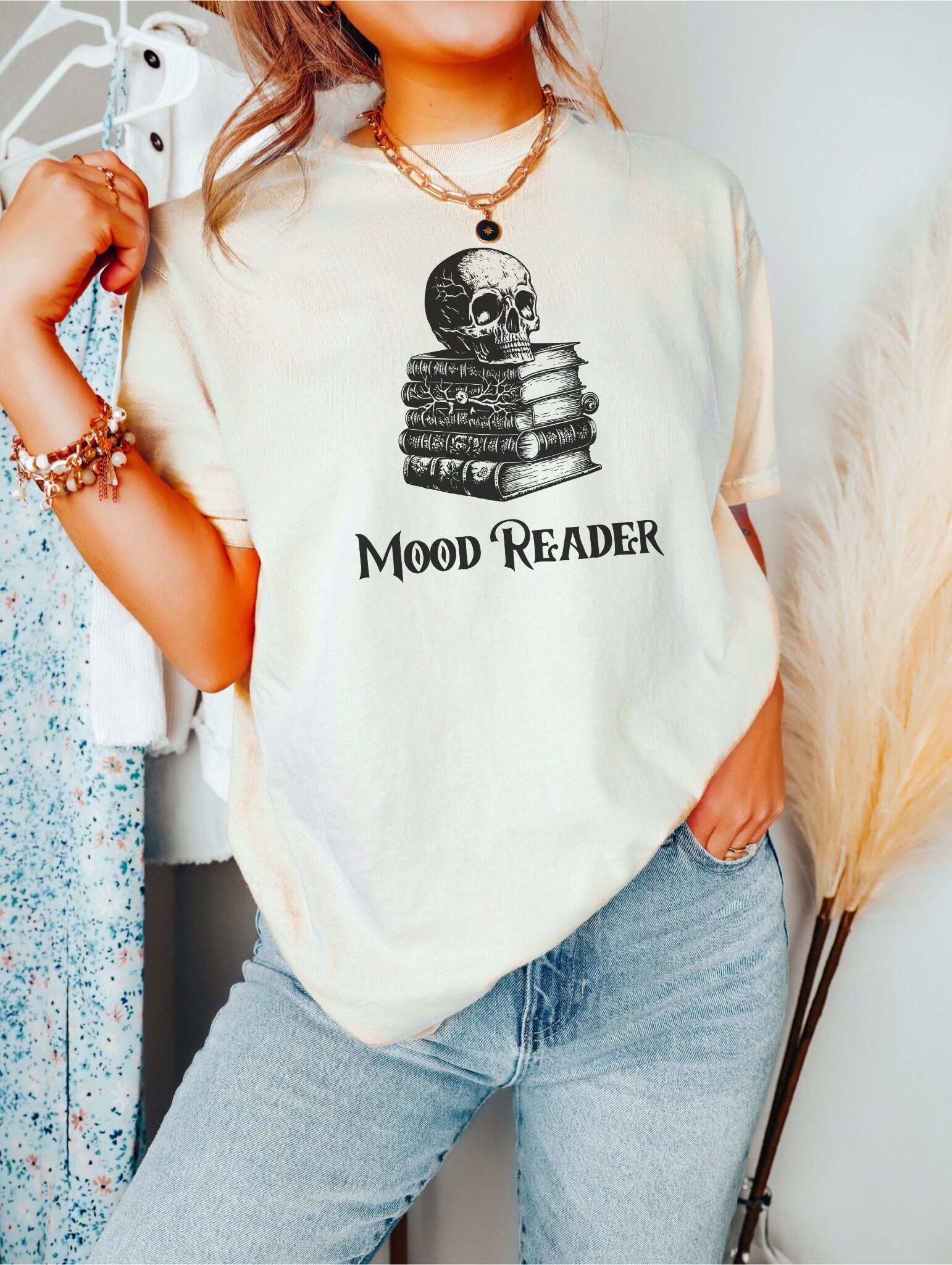 Mood Read, Comfort Colors® 1717, Oversized Tee