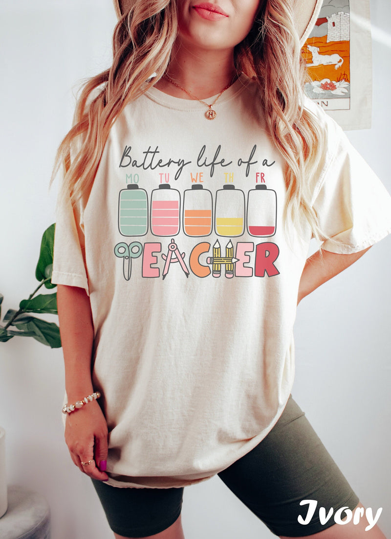 Funny Teacher Shirts, Comfort Colors® 1717, Oversized Tee