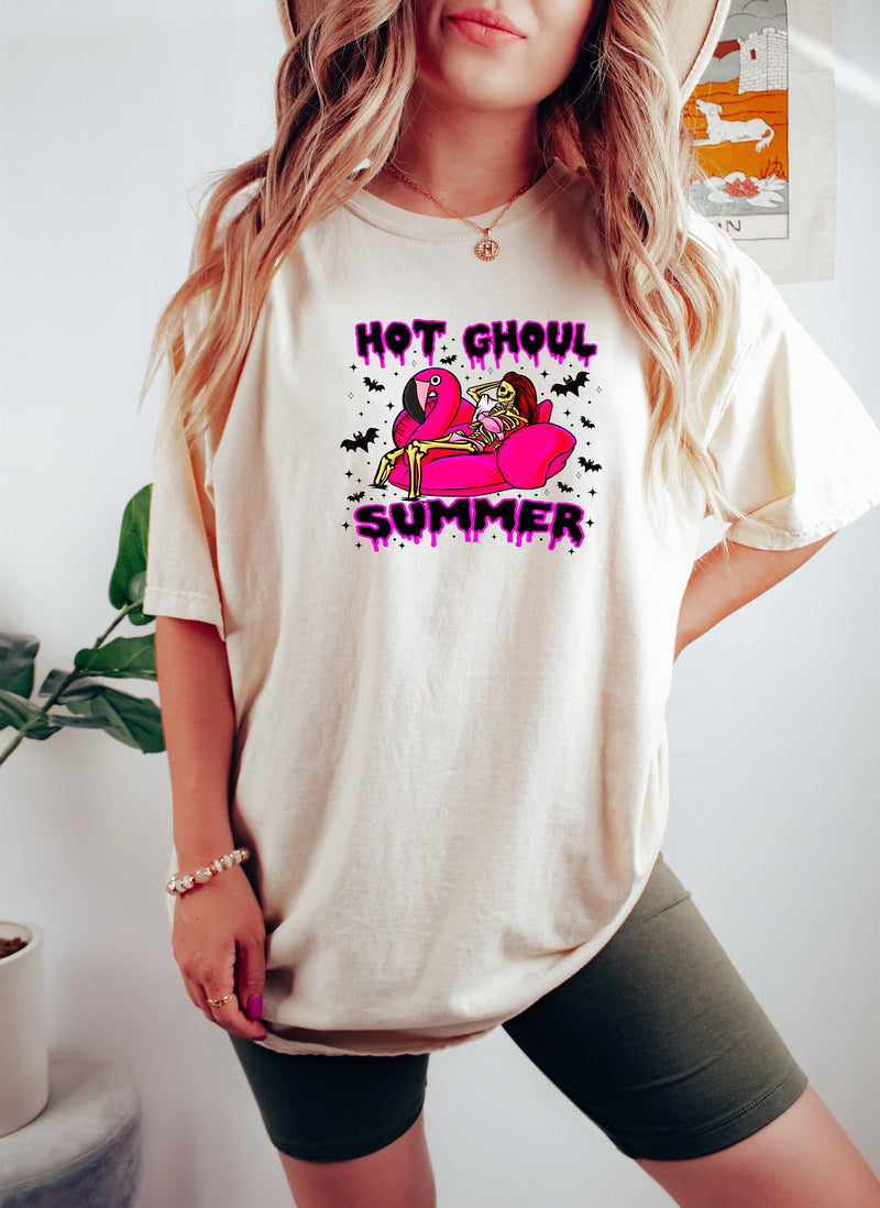 Funny Skeleton Graphic Tees, Comfort Colors® 1717, Oversized Tee