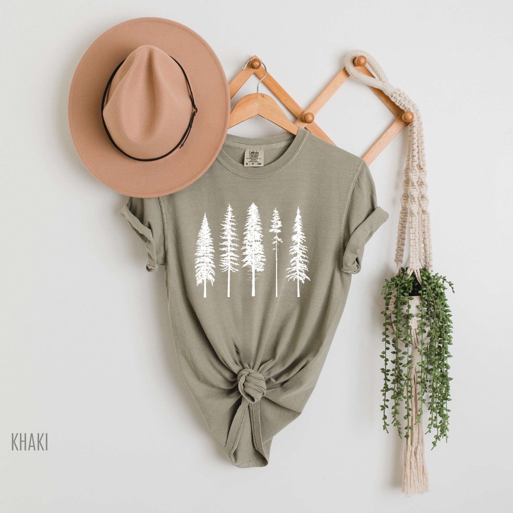 Trees Tee, Comfort Colors® 1717, Oversized Tee