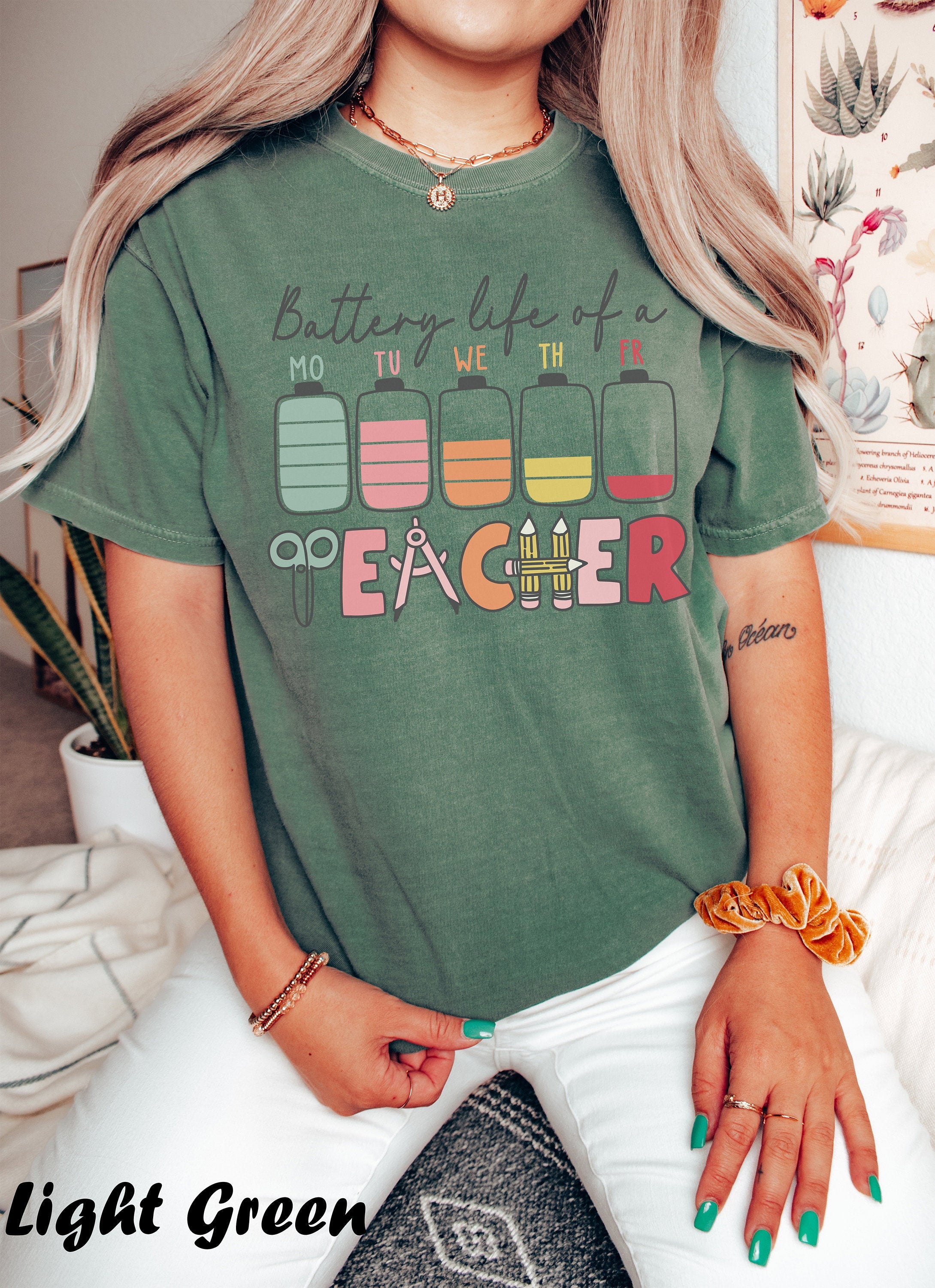 Funny Teacher Shirts, Comfort Colors® 1717, Oversized Tee