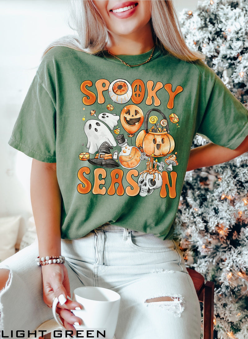 Spooky Season Shirt, Comfort Colors® 1717, Oversized Tee