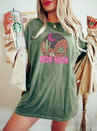 Neon Moon shirt, Comfort Colors® 1717, Oversized Tee