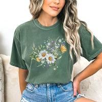 Boho Cottagecore T-Shirt, Comfort Colors® 1717, Oversized Tee