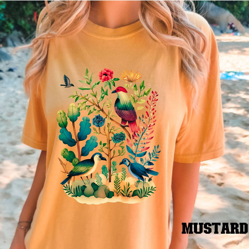 Bird Shirt, Comfort Colors® 1717, Oversized Tee