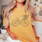 Aesthetic Bicycle Shirt, Comfort Colors® 1717, Oversized Tee